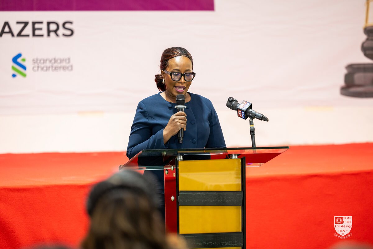 At the Podium